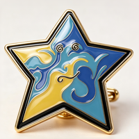 Pin Bros Enamel Logo Kustom untuk Penggunaan Sehari-hari, Hadiah Perusahaan & Komersial, Bros Pin Lencana Logam Berkualitas Tinggi
