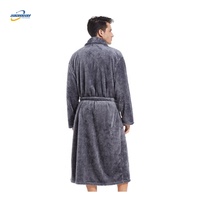 Peignoir unisexe en velours et tissu éponge 100% polyester microfibre hôtel/spa Peignoirs classiques pour hommes ou femmes Peignoirs de bain Vente en gros