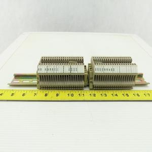 وحدة تحكم منطقية قابلة للبرمجة Wdu2.5 للتركيب على قضبان DIN مع 39 طرف توصيل، طول 14 بوصة، مجموعة من 2، جديدة أصلية جاهزة للشحن، مخصصة للأتمتة الصناعية - Product Image 1