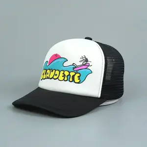 Özelleştirmek örgü şapka özel Logo gorra de malla boş düz kamyon şoförü şapkası casquette tr maille nakış kamyon şoförü şapkaları