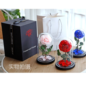 Venta caliente natural Navidad natural <span class=keywords><strong>rosas</strong></span> <span class=keywords><strong>preservadas</strong></span> <span class=keywords><strong>rosas</strong></span> de larga duración para siempre <span class=keywords><strong>rosas</strong></span> eternas <span class=keywords><strong>en</strong></span> cúpula de cristal para boda - Product Image 4