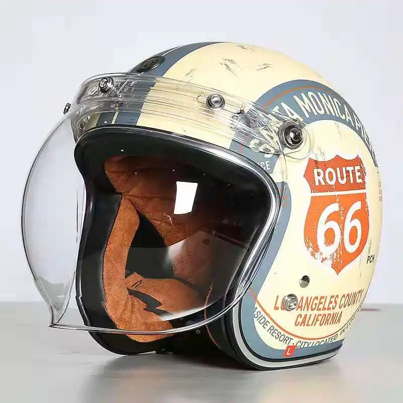 Casco moto DOT open face