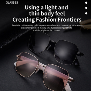 Gafas Inteligentes MZ02 con Llamadas de Voz, Lentes Anti-UV y Anti-Luz Azul, Carga Magnética, Asistente de IA, Navegación, para Deportes al Aire Libre - Product Image 3