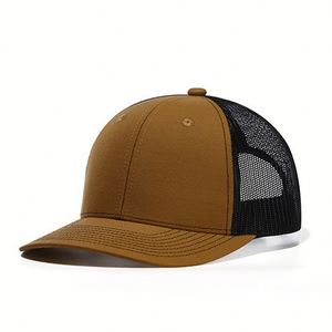 Mens Structured Mesh Baseball Cap Adjustable Classic Factory High Quality Custom Logo <b>Hat</b> Blank Trucker <b>Hats</b> - Product Image 5