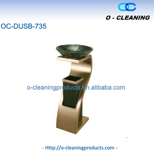 O-Cleaning - Cubo <span class=keywords><strong>de</strong></span> <span class=keywords><strong>Basura</strong></span> <span class=keywords><strong>de</strong></span> Acero Inoxidable para Interiores y Exteriores, Contenedor <span class=keywords><strong>de</strong></span> Residuos <span class=keywords><strong>de</strong></span> Cigarrillos para Hotel/Patio/Bar - Product Image 6