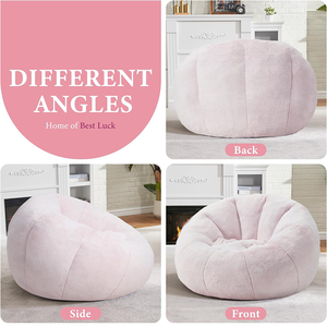 Custom <strong>Bean</strong> <strong>Bag</strong> Stuffed Sofa Chair <strong>Pink</strong> <strong>Bean</strong> <strong>Bag</strong> - Product Image 6