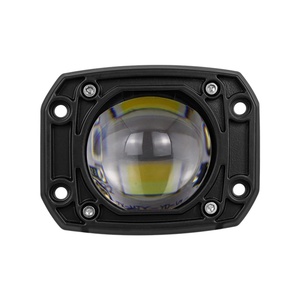 Phare antibrouillard LED rond modifié, bicolore jaune et blanc, projecteur, éclairage de travail LED pour voiture, feux antibrouillard de pare-chocs avant pour camion - Product Image 1