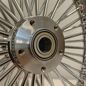 <span class=keywords><strong>Jantes</strong></span> de moto personnalisées 16 18 19 20 21 23 pouces rayons chromés 21x3.5 40 rayons roues de moto pour Harley - Product Image 6