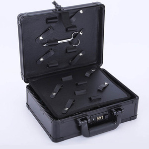 Boîte de rangement <span class=keywords><strong>professionnelle</strong></span> pour coiffeur, en aluminium portable, avec logo personnalisé, couleur or, pour la coupe de cheveux, le toilettage, la <span class=keywords><strong>coiffure</strong></span>, valise, boîte à outils de <span class=keywords><strong>coiffure</strong></span> - Product Image 1