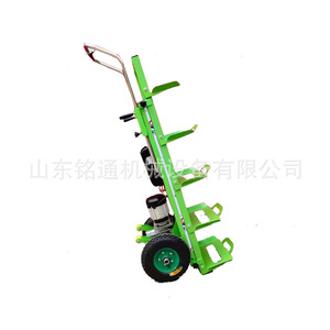 <b>Foldable</b> Electric Cargo Climber 2 Wheels Green Steel Multilayer Hand <b>Cart</b> For Moving Appliances And Bottles - Product Image 5