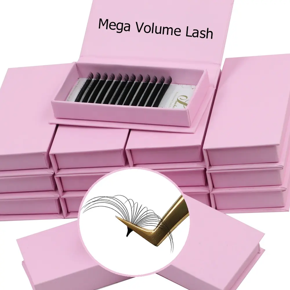 Mega Volume Lash Fan Extension ciglia 0.03 0.05 0.07 seta visone Lash Extension JBCD Curl Extension ciglia