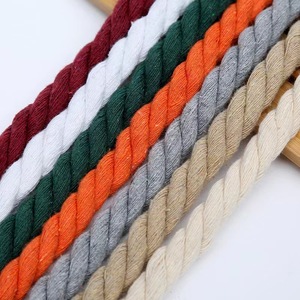 Corda Macramè Intrecciata in Cotone Ecologica Fatta a Mano, Prezzo di Fabbrica all'Ingrosso, 12mm per Borse e Tessili per la Casa - Product Image 2