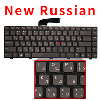 Teclado de Portátil US/RU/SP/BR/UK para Dell Inspiron 14R 3420 P22G M411R P33G N4050 5420 5520 7420 N4120 M4110 L502X 5525 M421R