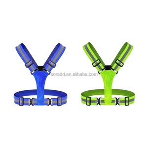 Cinturón Reflectante LED Recargable por USB de Alta Visibilidad, Ajustable y Elástico, para Caminar, Ciclismo y Correr de Noche - Product Image 2