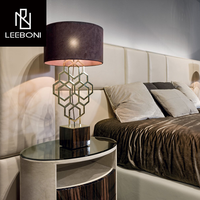 Hochwertige Villa Master Room Gepolstertes Samt Schlafzimmer Set Möbel Schlafzimmer Sets Modernes King Size Luxus bett