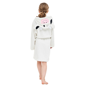 MICHLEY blanco vaca animales niños cálido camisón - Product Image 2