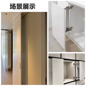 Kaishengxi Charnières de porte d'armoire 4090cm avec tige de connexion et amortissement silencieux, quincaillerie d'angle pour meubles et portes d'armoires - Product Image 1
