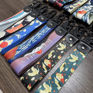 Llavero al por mayor estilo J&D&M de Japón, llavero para coche de Hokkaido, cordón textil con transferencia térmica - Product Image 4