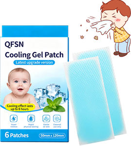 Cerotti in Gel Idrogel Naturale per Raffreddare la Febbre, Sollievo dal Dolore Muscolare, Impacchi Caldi e Freddi per la Riduzione della Febbre e il Raffreddamento - Product Image 5