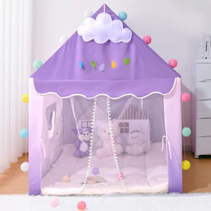 Tente <span class=keywords><strong>de</strong></span> jeu portable rectangulaire pour 1-2 personnes, motif sirène <span class=keywords><strong>de</strong></span> dessin animé, <span class=keywords><strong>maison</strong></span> <span class=keywords><strong>de</strong></span> princesse pour enfants - Product Image 3