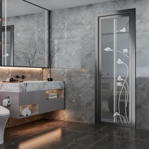 <span class=keywords><strong>Porta</strong></span> Scorrevole Pieghevole in Alluminio e Vetro Impermeabile, Minimalista e Moderna, <span class=keywords><strong>su</strong></span> <span class=keywords><strong>Misura</strong></span> per Uso Alberghiero - Product Image 4