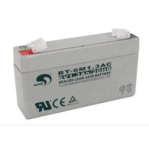 แบตเตอรี่ตะกั่วกรดปิดผนึก Sitek BT-6M1.3AC 6V 1.3Ah สำหรับสำรองไฟ - Product Image 1