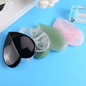 Outil en pierre de gua sha en forme de cœur concave <span class=keywords><strong>anti</strong></span>-âge Huiying, planche de gua sha pour le <span class=keywords><strong>yoga</strong></span> du <span class=keywords><strong>visage</strong></span> - Product Image 4