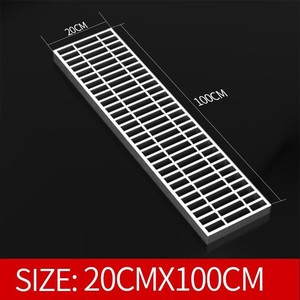 Grille en acier galvanisé à chaud, <span class=keywords><strong>plaque</strong></span> de drainage, couvercle d'égout, <span class=keywords><strong>plaque</strong></span> de grille en acier, plateforme, grille - Product Image 4