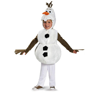 Disfraz de Olaf de Frozen, conjunto de tres piezas para niños, traje de Navidad para actuaciones. - Product Image 1