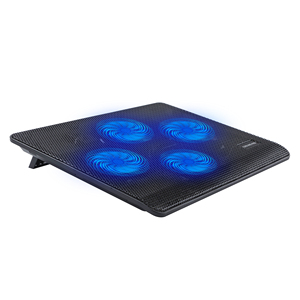 <span class=keywords><strong>Momi</strong></span> N1314 Slim Silent Cooling Pad Nouvelle arrivée Refroidisseur de bureau en métal pour ordinateur portable avec support réglable pour ordinateur portable et PC - Product Image 1