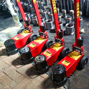 Leading Technology Red Oil-water Separator Chromed <strong>Pneumatic</strong> Hydraulic Floor <strong>Jack</strong> for Truck Repair - Product Image 2
