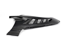 Garde-boue latéraux en fibre de carbone style GTD, accessoires de garde-boue extérieur pour Ford Mustang Ecoboost GT 2018-2023