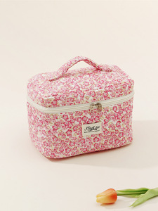 Bolsas <span class=keywords><strong>de</strong></span> Algodón Acolchadas con Cierre, Ecológicas, <span class=keywords><strong>de</strong></span> Gran Capacidad, con Diseño Floral, para Viaje, Venta <span class=keywords><strong>al</strong></span> Por Mayor <span class=keywords><strong>de</strong></span> Fábrica - Product Image 5