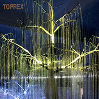 Toprex Glow Glasfaser LED beleuchtete Weidenbaum Ast Lampe für den Urlaub
