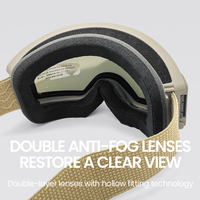 Gafas de Esquí Deportivas Antivaho con Lente HD de Visión Clara y Cubierta Deslizante para Exteriores, Venta al por Mayor de Fábrica