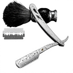 MORGANS INDUSTRIES Navaja de Afeitar Recta de Acero Inoxidable de Una Sola Hoja para Afeitado Manual Masculino, Uso en Barberías y al Aire Libre - Product Image 3