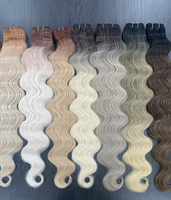 Extensiones de Cabello Sintético Bozhen de 30 Pulgadas, Pre-estiradas, Lisas, Estilo Europeo, Color Puro, Rizado Francés