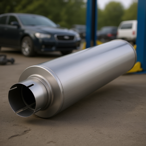 Sistema de escape tuning de 4 pulgadas de entrada y salida, de 30 pulgadas, de acero inoxidable, para camiones, coches deportivos y vehículos de uso diario. - Product Image 2