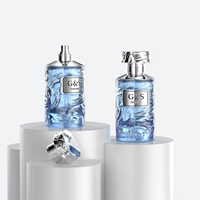 Flacon de parfum de luxe G&S Custom Design Premium 100 ml, impression sérigraphique, logo personnalisé, vaporisateur à pompe, flacon de parfum vide en verre