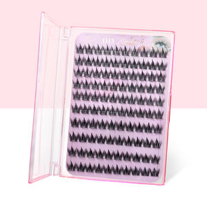 Pestañas Postizas en Racimo al por Mayor, Sin Pegamento, Autoadhesivas, Hechas a Mano, Segmentadas, Precortadas, Pre-Adheridas, Extensión de Pestañas en Racimo - Product Image 4