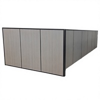 Cloison mobile pour salle de banquet, cloison insonorisée amovible avec panneaux de porte, finitions personnalisées