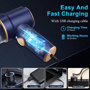 Aspirador de mano inalámbrico portátil de 120W para coche, plumero de aire de alta potencia de <span class=keywords><strong>9000Pa</strong></span>, luz LED, boquillas múltiples, plástico duradero - Product Image 6