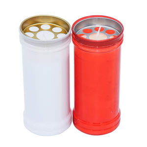 Candela rossa antivento all'aperto del <span class=keywords><strong>cimitero</strong></span> della cera Memeotial per uso esterno - Product Image 6