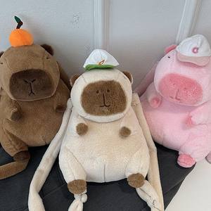 กระเป๋าเป้สะพายหลังคาปิบาร่า น่ารัก ขนาดใหญ่ ความจุเยอะ บุด้วยใยฝ้าย PP - Product Image 2