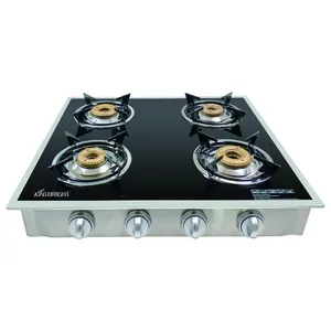 High quality low price counter table top gas cooker enameled cooktops gas stove 4 burners Portable Gas Stove