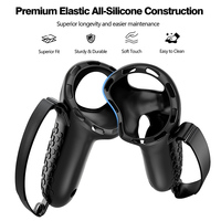 Coque en silicone de vente chaude pour poignée de contrôleur 3/3s-Accessoires de jeu multi-couleurs