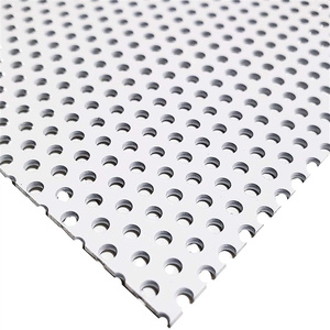 Panel Perforado de Aluminio para Exteriores, Espesor de 0.12-1.50 mm, Orificios de 9.5 mm de Diámetro, Tejido de Sarga, Resistente a la Corrosión y Soldable, para Construcción - Product Image 1