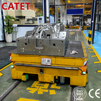 Carro Eléctrico de Riel para Carga Pesada de 5 Toneladas, Equipo de Manipulación con Tracción sobre Rieles para Transporte de Componentes Industriales