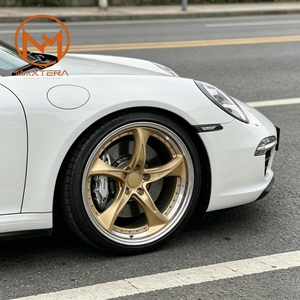 Jantes de voiture de tourisme Maxtera Forged Custom Gold AL13 R190 Style pour McLaren Ferrari Porsche 911 BMW M3 M4 AMG Audi <span class=keywords><strong>RS</strong></span> en alliage - Product Image 5