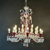 Lustre en cristal de style minimaliste d'inspiration nordique DUOMEIJU |   Éclairage LED de luxe pour hôtel, finition dorée, hauteur réglable